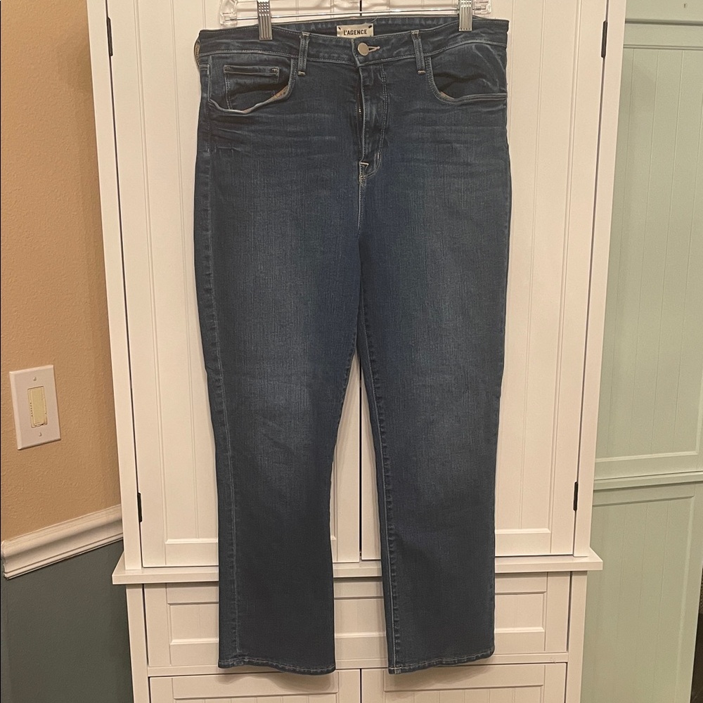 L'AGENCE Straight Leg Jeans